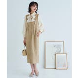 ミックスツイードコンビ・ロングナローワンピースドレス | RUIRUE BOUTIQUE | 詳細画像12