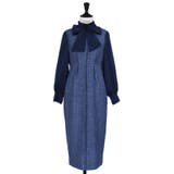 ミックスツイードコンビ・ロングナローワンピースドレス | RUIRUE BOUTIQUE | 詳細画像13