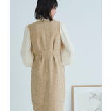 ミックスツイードコンビ・ロングナローワンピースドレス | RUIRUE BOUTIQUE | 詳細画像9