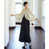 ブラック×ベージュ(BLZ) | シアージャカードボレロ&ナローマーメイドドレス | RUIRUE BOUTIQUE