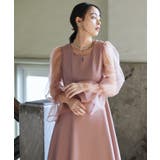 オーガンジースリーブ フレアワンピースドレス | RUIRUE BOUTIQUE | 詳細画像26
