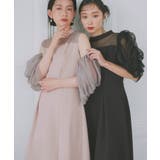 ギャザーシアースリーブフレアドレス[付け袖] | RUIRUE BOUTIQUE | 詳細画像1 