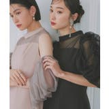 ギャザーシアースリーブフレアドレス[付け袖] | RUIRUE BOUTIQUE | 詳細画像2 