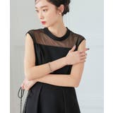 ギャザーシアースリーブフレアドレス[付け袖] | RUIRUE BOUTIQUE | 詳細画像7 