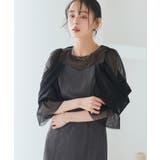 レースオフショル・マーメイドフレアワンピースドレス | RUIRUE BOUTIQUE | 詳細画像35