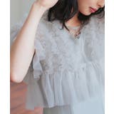 フリルチュールシアートップス&タックフレアドレスセット | RUIRUE BOUTIQUE | 詳細画像10