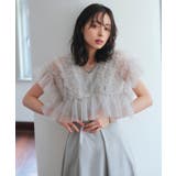 フリルチュールシアートップス&タックフレアドレスセット | RUIRUE BOUTIQUE | 詳細画像12