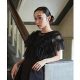フリルチュールシアートップス&タックフレアドレスセット | RUIRUE BOUTIQUE | 詳細画像13
