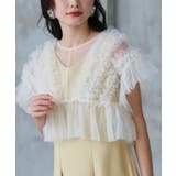 フリルチュールシアートップス&タックフレアドレスセット | RUIRUE BOUTIQUE | 詳細画像24