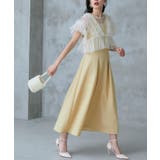 フリルチュールシアートップス&タックフレアドレスセット | RUIRUE BOUTIQUE | 詳細画像25