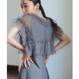 フリルチュールシアートップス&タックフレアドレスセット | RUIRUE BOUTIQUE | 詳細画像4