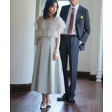 フリルチュールシアートップス&タックフレアドレスセット | RUIRUE BOUTIQUE | 詳細画像9