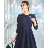 ふくれジャカードドッキングワンピース | RUIRUE BOUTIQUE | 詳細画像2