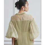 ボリュームスリーブ&ビスチェタイトワンピースドレス | RUIRUE BOUTIQUE | 詳細画像7