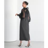 シアードットIラインワンピースドレス | RUIRUE BOUTIQUE | 詳細画像17 
