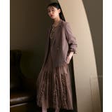 アッシュローズ(PPN) | ジャケット&チュールフリルワンピースセット | RUIRUE BOUTIQUE