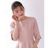 パールリボンバブルフレアシルエット・ワンピースドレス | RUIRUE BOUTIQUE | 詳細画像9 