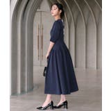 パールリボンバブルフレアシルエット・ワンピースドレス | RUIRUE BOUTIQUE | 詳細画像15 