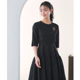 パールリボンバブルフレアシルエット・ワンピースドレス | RUIRUE BOUTIQUE | 詳細画像5 