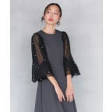 パールシアースリーブ フレアワンピースドレス | RUIRUE BOUTIQUE | 詳細画像12 