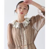 ベルト付きシアーチュールガウン×レースキャミ3点セットドレス | RUIRUE BOUTIQUE | 詳細画像4 