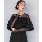 ボリュームラッフルフレアワンピースドレス | RUIRUE BOUTIQUE | 詳細画像21