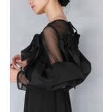 ボリュームラッフルフレアワンピースドレス | RUIRUE BOUTIQUE | 詳細画像25