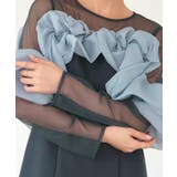 ボリュームラッフルフレアワンピースドレス | RUIRUE BOUTIQUE | 詳細画像32