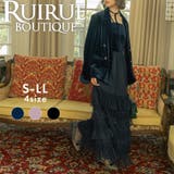 チュールフリルベロアセットアップ | RUIRUE BOUTIQUE | 詳細画像1