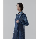 ブルー(BU) | 【2点セット】パッチワークレースキャミワンピース&ベロアマキシワンピース(ボウタ… | RUIRUE BOUTIQUE