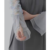 フラワーモチーフスリーブIラインワンピースドレス | RUIRUE BOUTIQUE | 詳細画像28