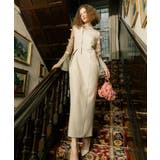 フラワーモチーフスリーブIラインワンピースドレス | RUIRUE BOUTIQUE | 詳細画像4