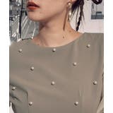 パールデザインドレープIラインワンピースドレス | RUIRUE BOUTIQUE | 詳細画像23