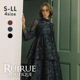フレアジャカードワンピースドレスセットアップ | RUIRUE BOUTIQUE | 詳細画像1