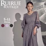 スリットスリーブスパンコールドレス | RUIRUE BOUTIQUE | 詳細画像1