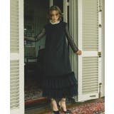 フェザー&チュール スレンダーロングドレス | RUIRUE BOUTIQUE | 詳細画像6