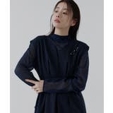 ストライプレースタックワンピースドレス | RUIRUE BOUTIQUE | 詳細画像11