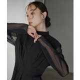 ストライプレースタックワンピースドレス | RUIRUE BOUTIQUE | 詳細画像5