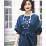 ロング＆リーンシルエットが美しいバルーンスリーブワンピース | RUIRUE BOUTIQUE | 詳細画像2 