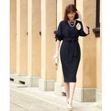 ロング＆リーンシルエットが美しいバルーンスリーブワンピース | RUIRUE BOUTIQUE | 詳細画像7 