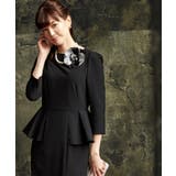 ペプラム付きＩラインワンピース | RUIRUE BOUTIQUE | 詳細画像13 