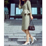 ペプラム付きＩラインワンピース | RUIRUE BOUTIQUE | 詳細画像24 