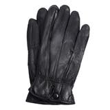 ブラック（ボタンあり） | 手袋 レディース 革 防寒 かわいい あわせやすい 手ぶくろ ns-18027 | SAFS WOMEN