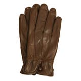 ブラウン（ボタンあり） | 手袋 レディース 革 防寒 かわいい あわせやすい 手ぶくろ ns-18027 | SAFS WOMEN