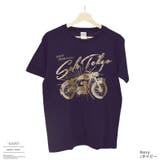 ネイビー | 丸首Tシャツ ユニセックス SAFSロゴ | SAFS
