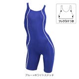 ブルー×ホワイトステッチ | 競泳水着 レディース ジュニア女子 | SAFS WOMEN
