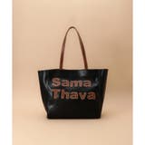 ブラック | [オンライン&一部店舗限定]合皮サマタバ パッチワークトート | Samantha Thavasa