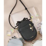 ブラック | 《推し事バッグ》クリアポケット付きぬいぐるみチャームポーチショルダーバッグ | & chouette