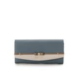 ダルブルー | フラワーリボンベルト 長財布 | Samantha Thavasa Petit Choice