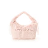 ピンク | シフォンリボンファーワンハンドルバッグ | SAMANTHAVEGA